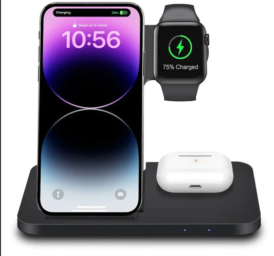 3in1 Wireless Fast Charger Dock Station